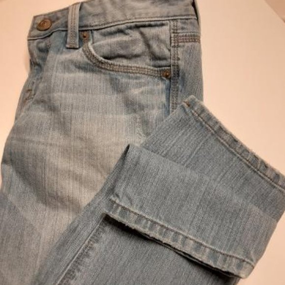 Loft Light Indigo Wash Modern Slim Jeans Size 4P - Picture 3 of 13